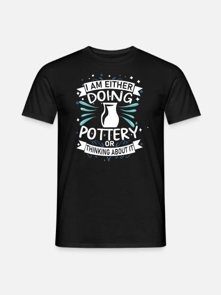poterie - T-shirt homme - noir