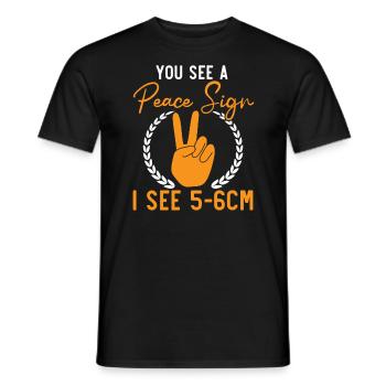 Midwifery Profession Newborn Childbirth Midwife - Men's T-Shirt - black - Front - AI Model Male 178 light (178cm)