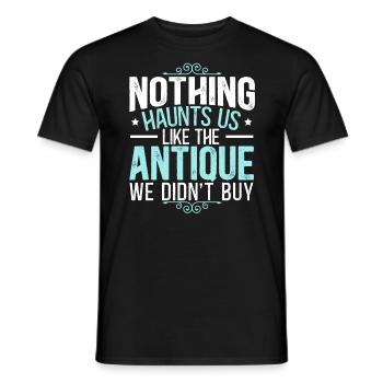 Antiquing Antique Lover Antique Hunting Antiquer - T-shirt homme - noir - Devant - AI Model Male 178 light (178cm)
