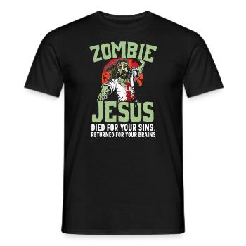 Atheismus Anti-Religion Agnostiker Freidenker Atheist - Männer T-Shirt - Schwarz - Vorne - AI Model Male 178 light (178cm)