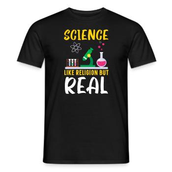 Atheismus Anti-Religion Agnostiker Freidenker Atheist - Männer T-Shirt - Schwarz - Vorne - AI Model Male 178 light (178cm)