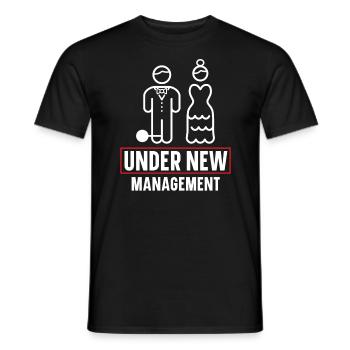 Braut und Bräutigam Hochzeitstag Hochzeit Frisch Verheiratet - Männer T-Shirt - Schwarz - Vorne - AI Model Male 178 light (178cm)