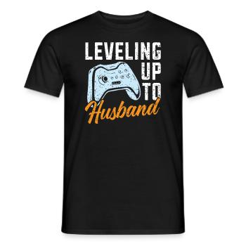 Braut und Bräutigam Hochzeitstag Hochzeit Frisch Verheiratet - Männer T-Shirt - Schwarz - Vorne - AI Model Male 178 light (178cm)