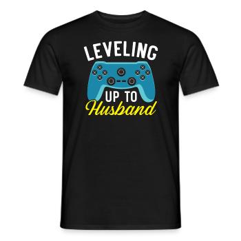 Braut und Bräutigam Hochzeitstag Hochzeit Frisch Verheiratet - Männer T-Shirt - Schwarz - Vorne - AI Model Male 178 light (178cm)