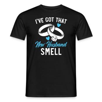 Braut und Bräutigam Hochzeitstag Hochzeit Frisch Verheiratet - Männer T-Shirt - Schwarz - Vorne - AI Model Male 178 light (178cm)