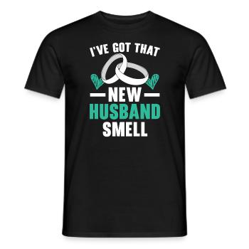 Braut und Bräutigam Hochzeitstag Hochzeit Frisch Verheiratet - Männer T-Shirt - Schwarz - Vorne - AI Model Male 178 light (178cm)