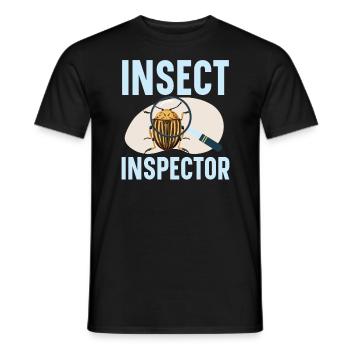 Bug Catcher Bug Expert Insect Lover Entomology - Men's T-Shirt - black - Front - AI Model Male 178 light (178cm)