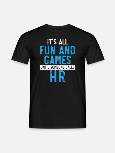 Gerente de Recursos Humanos Empleado Profesión Laboral - Mænd T-shirt - sort