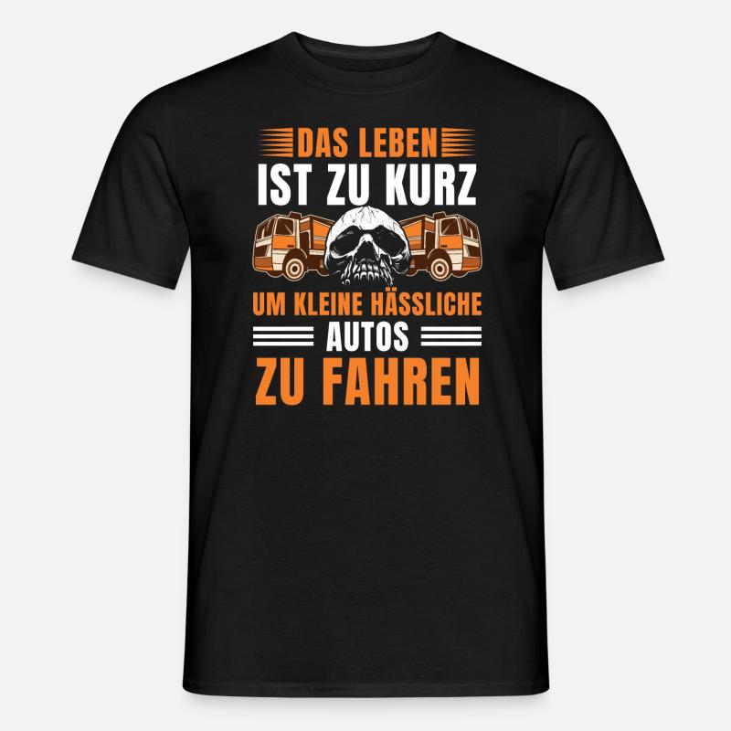 Müllmann Müllabfuhr - Männer T-Shirt - Schwarz