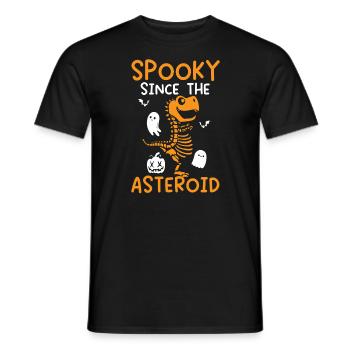 Dinosaur Halloween Trick Or Treat Dino Lover - Men's T-Shirt - black - Front - AI Model Male 178 light (178cm)