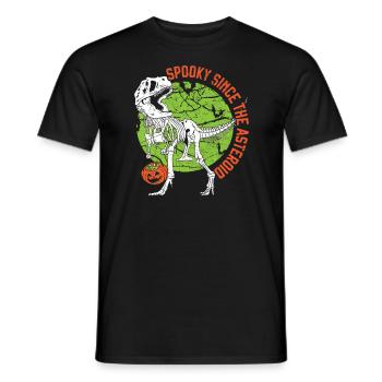 Dinosaur Halloween Trick Or Treat Dino Lover - Men's T-Shirt - black - Front - AI Model Male 178 light (178cm)