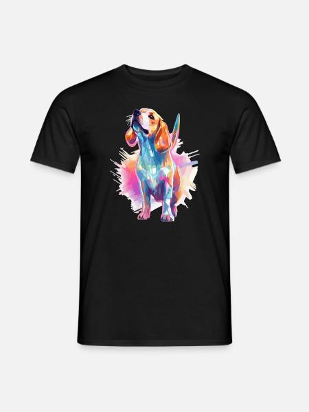Beagle Dog Lover Drôle de chien de chasse Beagle - T-shirt homme - noir