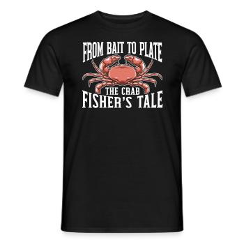Krabbenfischen Krabbenfischer Krabbenfischer Krabben - Männer T-Shirt - Schwarz - Vorne - AI Model Male 178 light (178cm)