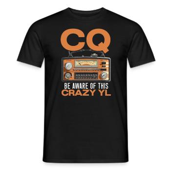 Amateurfunker Morsecode Radioaktivität - Männer T-Shirt - Schwarz - Vorne - AI Model Male 178 light (178cm)