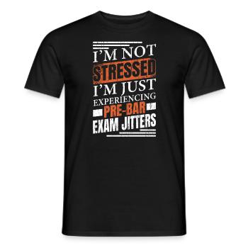 Juris Doctor Jurisprudence Droit Avocat Avocat - T-shirt homme - noir - Devant - AI Model Male 178 light (178cm)
