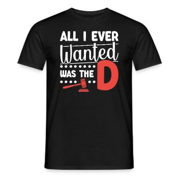 Juris Doctor Jurisprudence Droit Avocat Avocat - T-shirt homme - noir - Devant - AI Model Male 178 light (178cm)