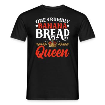 Pain aux bananes Baker Boulangerie Chef cuisinier Cuisiner - T-shirt homme - noir - Devant - AI Model Male 178 light (178cm)