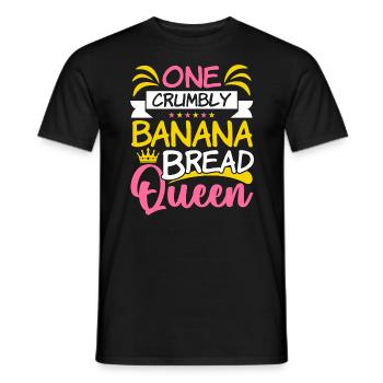 Pain aux bananes Baker Boulangerie Chef cuisinier Cuisiner - T-shirt homme - noir - Devant - AI Model Male 178 light (178cm)