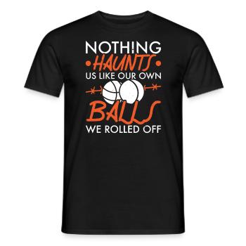 Joueur de pétanque Jeu de pétanque Sports italiens Italie - T-shirt homme - noir - Devant - AI Model Male 178 light (178cm)