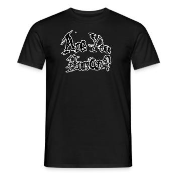 Êtes-vous humain - T-shirt homme - noir - Devant - AI Model Male 178 light (178cm)