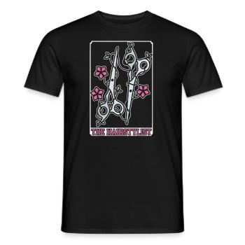 Friseur - Männer T-Shirt - Schwarz - Vorne - AI Model Male 178 light (178cm)