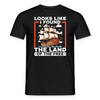 Christoph Kolumbus Italienisch-Amerikanischer Kolumbus-Tag - Männer T-Shirt - Schwarz - Vorne - AI Model Male 178 light (178cm)
