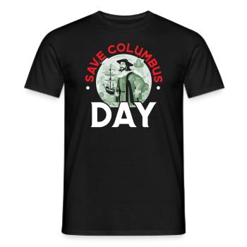 Christoph Kolumbus Italienisch-Amerikanischer Kolumbus-Tag - Männer T-Shirt - Schwarz - Vorne - AI Model Male 178 light (178cm)