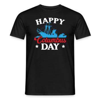 Christoph Kolumbus Italienisch-Amerikanischer Kolumbus-Tag - Männer T-Shirt - Schwarz - Vorne - AI Model Male 178 light (178cm)