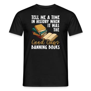 Buchliebhaber Bücherwurm Lesen Bibliothekarische Ausbildung - Männer T-Shirt - Schwarz - Vorne - AI Model Male 178 light (178cm)