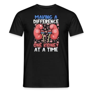 Nephrologie Krankenschwester Medizinischer Beruf Medizin Krankenpflege - Männer T-Shirt - Schwarz - Vorne - AI Model Male 178 light (178cm)