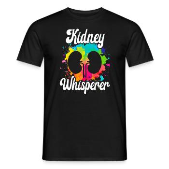 Nephrologie Krankenschwester Medizinischer Beruf Medizin Krankenpflege - Männer T-Shirt - Schwarz - Vorne - AI Model Male 178 light (178cm)