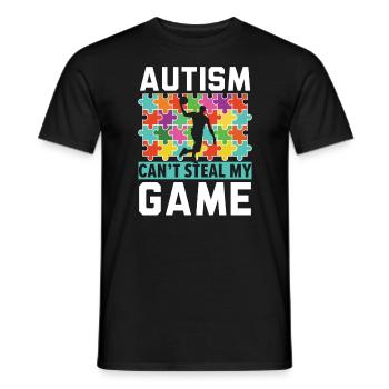 Autisme Basketball Autism Warrior Basketteur - T-shirt homme - noir - Devant - AI Model Male 178 light (178cm)