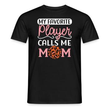 Fille Basketball Sport Basketball Papa Maman - T-shirt homme - noir - Devant - AI Model Male 178 light (178cm)