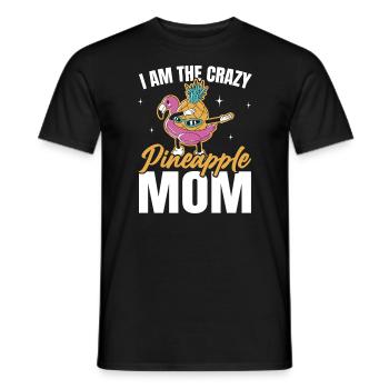Ananas Mama Hallo Sommer Mutterschaft Muttertag - Männer T-Shirt - Schwarz - Vorne - AI Model Male 178 light (178cm)