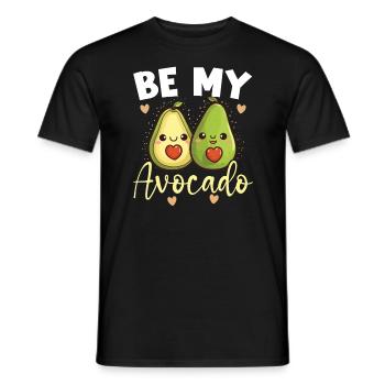 Avocado Couple Relationship Avocado Fruit Guac - Men's T-Shirt - black - Front - AI Model Male 178 light (178cm)
