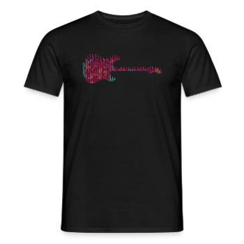 Guitariste Guitariste Guitariste - T-shirt homme - noir - Devant - AI Model Male 178 light (178cm)