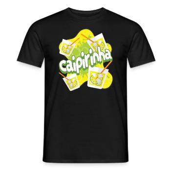Caipirinha Cocktail Alkohol Party - Männer T-Shirt - Schwarz - Vorne - AI Model Male 178 light (178cm)