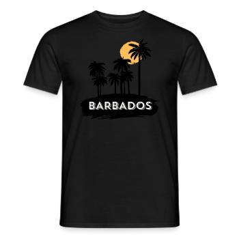 Barbados Trip Holiday - Men's T-Shirt - black - Front - AI Model Male 178 light (178cm)