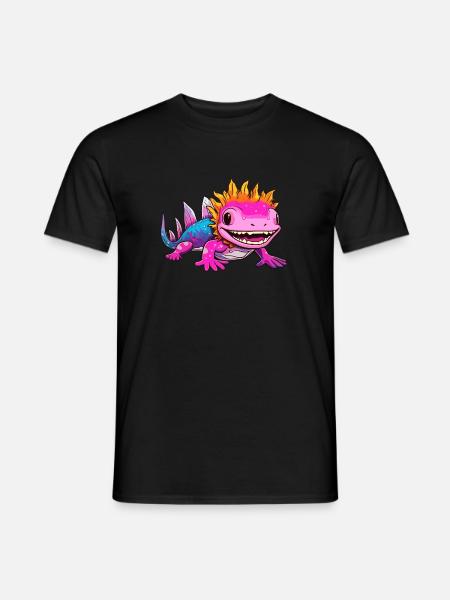 Axolotl - Men's T-Shirt - black