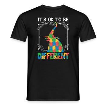 Autisme Halloween Trick ou Treat Sensibilisation à l’autisme - T-shirt homme - noir - Devant - AI Model Male 178 light (178cm)