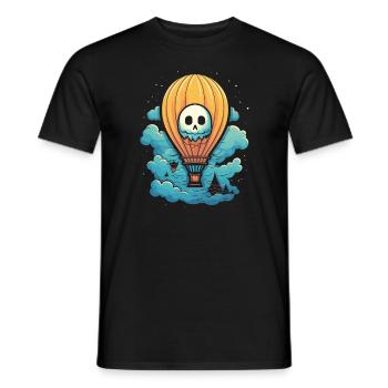 Ballon Halloween Süßes oder Saures Spooky Boo Ghost - Männer T-Shirt - Schwarz - Vorne - AI Model Male 178 light (178cm)