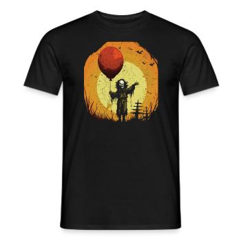 Ballon Halloween Süßes oder Saures Spooky Boo Ghost - Männer T-Shirt - Schwarz - Vorne - AI Model Male 178 light (178cm)