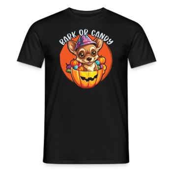 Chihuahua Halloween Puppy Trick Or Treat Dog Lover - T-shirt homme - noir - Devant - AI Model Male 178 light (178cm)