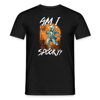 Basketball Halloween Trick ou Treat Spooky Baller - T-shirt homme - noir - Devant - AI Model Male 178 light (178cm)