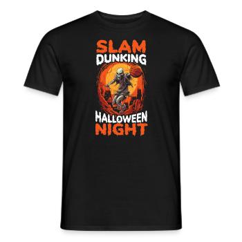 Basketball Halloween Trick ou Treat Spooky Baller - T-shirt homme - noir - Devant - AI Model Male 178 light (178cm)