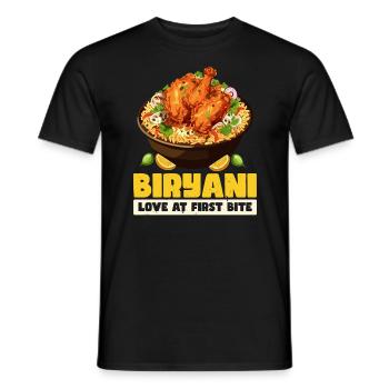 Biryani Lover Indian Food Desifood India Rice - T-shirt homme - noir - Devant - AI Model Male 178 light (178cm)