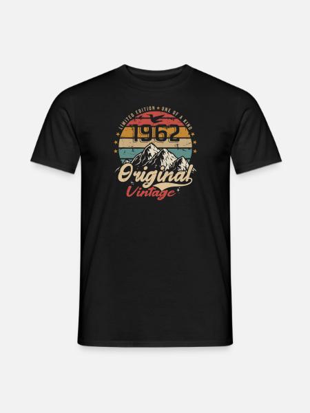 Original Vintage 1962 édition limitée 1962 - T-shirt herr - svart