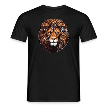 Majesté déchaînée - T-shirt homme - noir - Devant - AI Model Male 178 light (178cm)