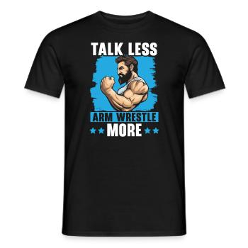 Arm Wrestling Trainer Arm Wrestler Wrist Wrestler - T-shirt homme - noir - Devant - AI Model Male 178 light (178cm)