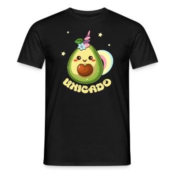 Sweet Avocado Pun Fruit Guac Jokes Guacamole Lover - Men's T-Shirt - black - Front - AI Model Male 178 light (178cm)